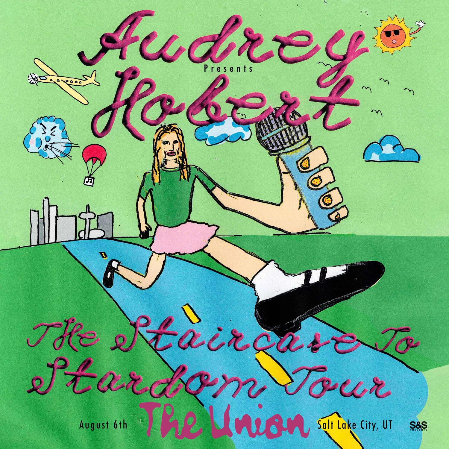 Audrey Hobert live tour poster 2026